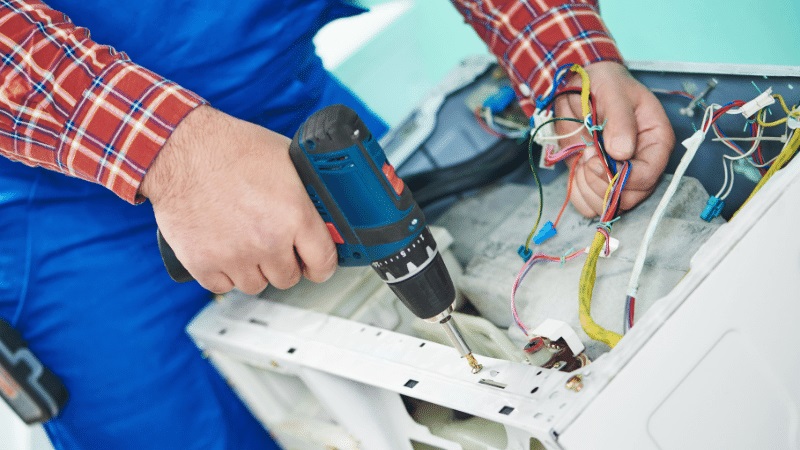 Esenler Franke Franke çamaşır makinesi kart tamiri – Su almama arızası orijinal parça ile giderildi. - Teknik servis örneği